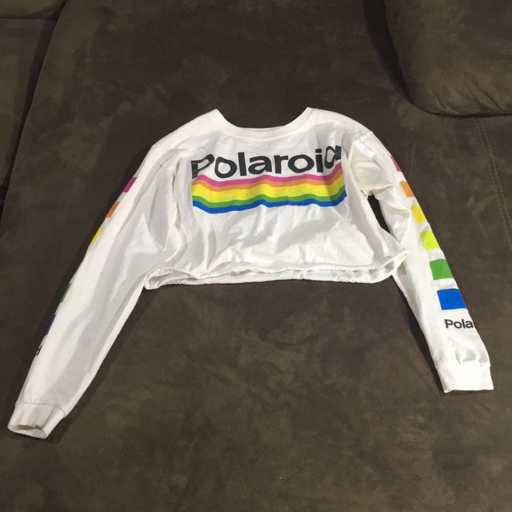 Polaroid Cut Off long Sleeve T-shirt